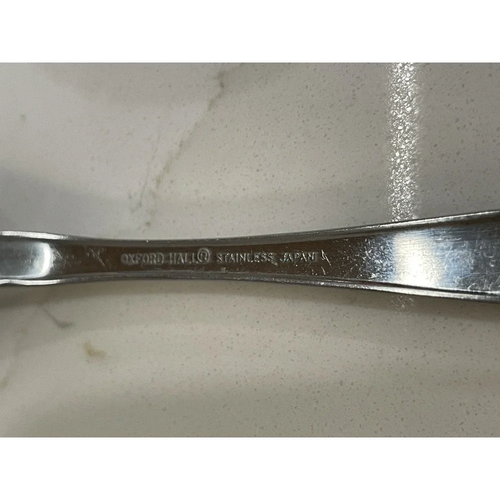 Vintage Oxford Hall‎ Stainless Steel Serving Fork Japan Serveware Large Meat